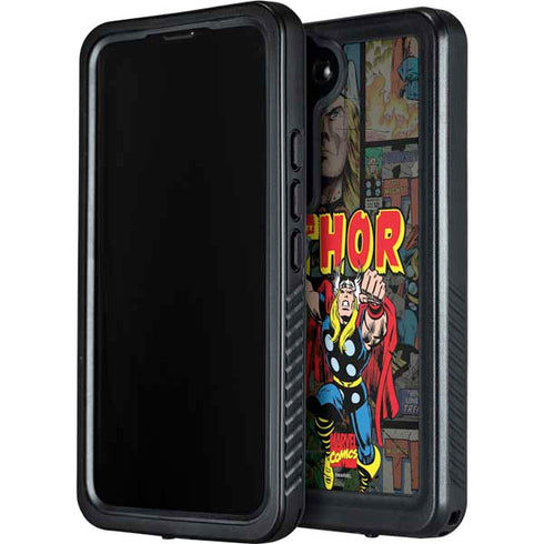 Marvel Classic Comics The Mighty Thor Vintage Galaxy S24 Waterproof Case